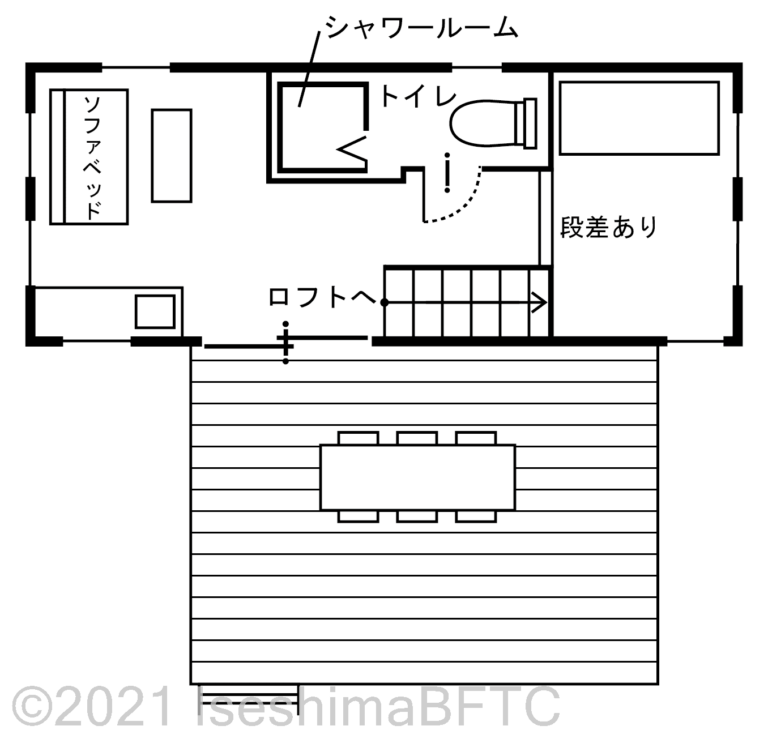 キャビン インディアナ 平面図